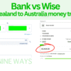Bank vs Wise - New Zealand to Australia money tranfer