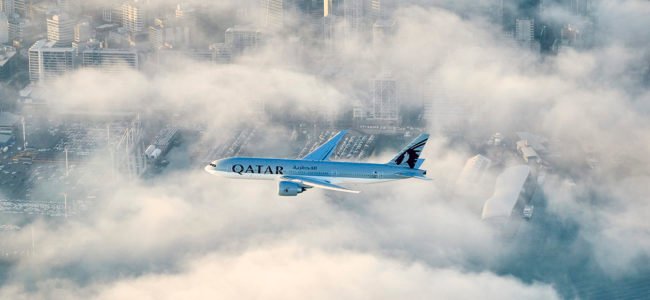 Will Qatar Airways’ Doha – Auckland route bring cheaper airfares to & from New Zealand? Qatar-Airways-777-Auckland-City-Flyby-Ninetynine-Ways