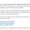 One year investing with Sharesies – a quick review Sharesies Happy Anniversary email